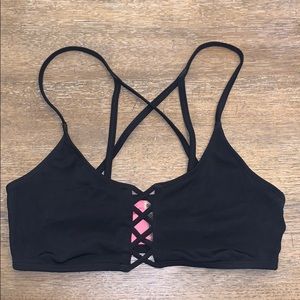 Victoria Secret PINK Black Bikini Top